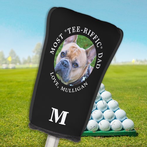 Tee_Riffic DOG DAD Personalized Pet Photo Monogram Golf Head Cover