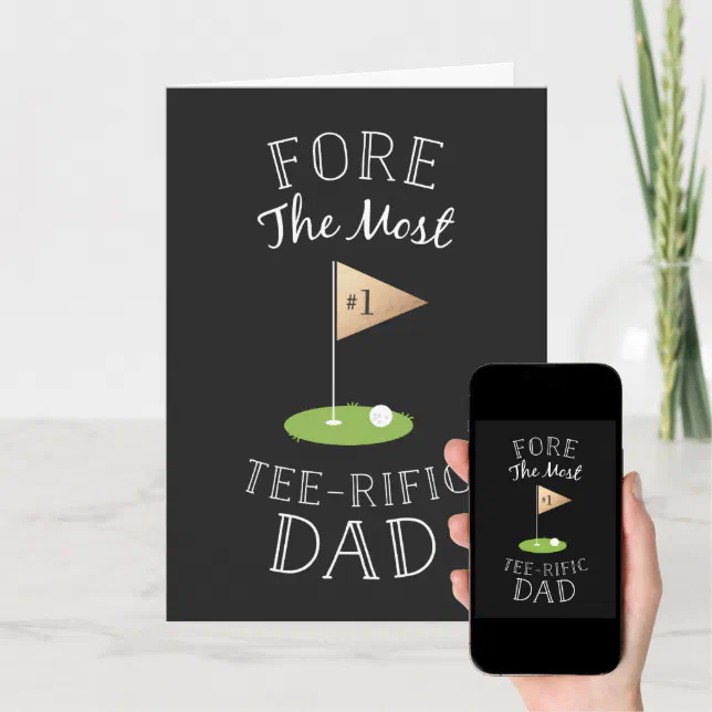 Tee-rific Father's Day Card | Zazzle