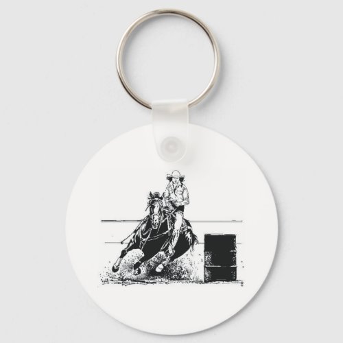 TEE Rodeo Cowgirl Keychain
