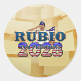 TEE Rubio 2028 Classic Round Sticker