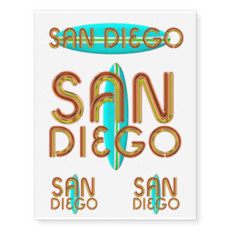 TEE San Diego Temporary Tattoos
