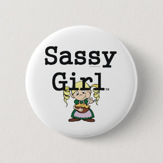 TEE Sassy Girl Pinback Button