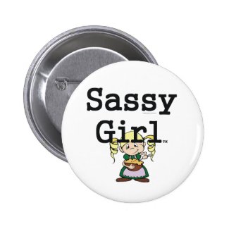 TEE Sassy Girl Pinback Button