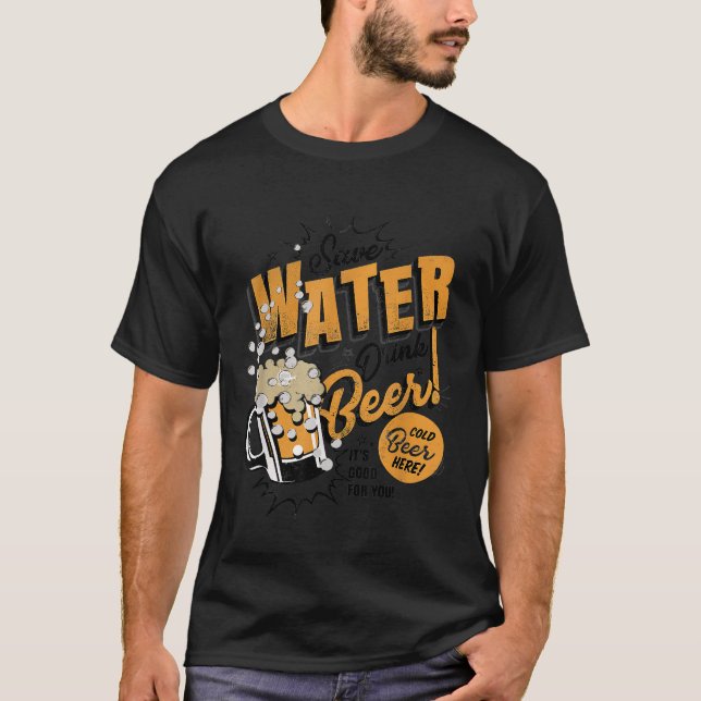 Tee Save Warter Drinks Cold Beers Nightclub Barten (Front)