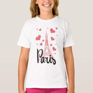 Tee-shirt BASIC A Sleeves Paris Long line T-Shirt