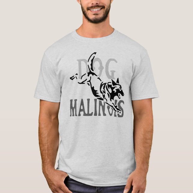 tee-shirt dog malinois horse T-Shirt (Front)