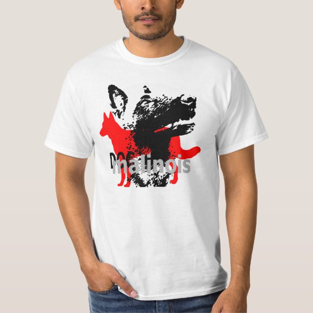 tee-shirt dogmali malinois T-Shirt (Front)
