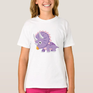 Tee Shirt Ébouriffer Fille Dinosaure