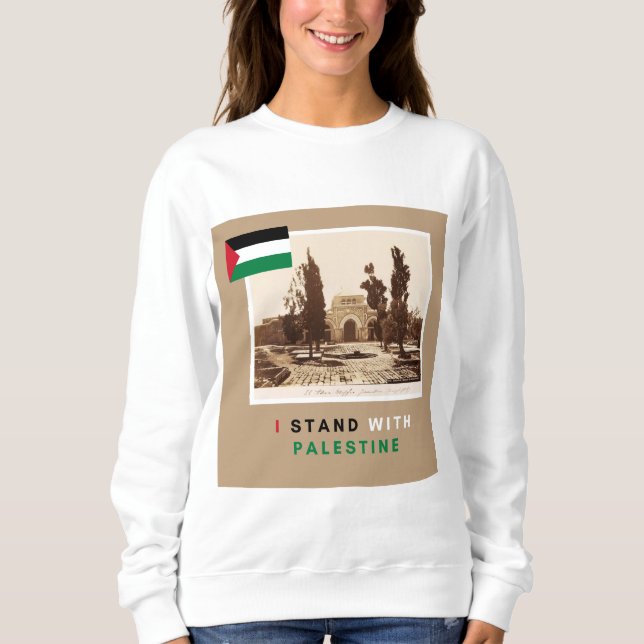 Tee shirt "I Stand With Palestine" (Front)