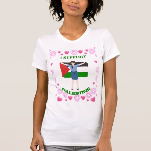 tee_shirt_je_supporte_palestine T_Shirt