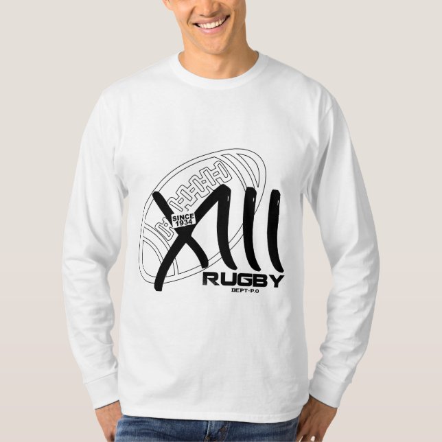 Tee-shirt long sleeves Rugby has XIII T-Shirt (Front)