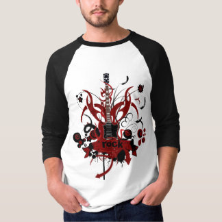 Tee-shirt man long sleeves two-tone Rock'n'roll T-Shirt