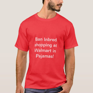 Tee shirt men women ban inbred shopping