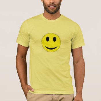 Tee Shirt Mens Face Yellow  And Lemon Yell by creativeconceptss at Zazzle