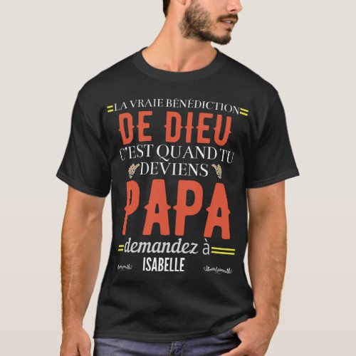 tee shirt super papa la vrai bndiction