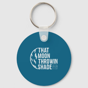 Tee Shirt Total Solar Eclipse 2017 Moon Keychain