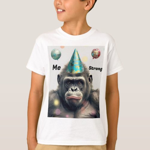 Tee Shirt with Gorilla for Boys