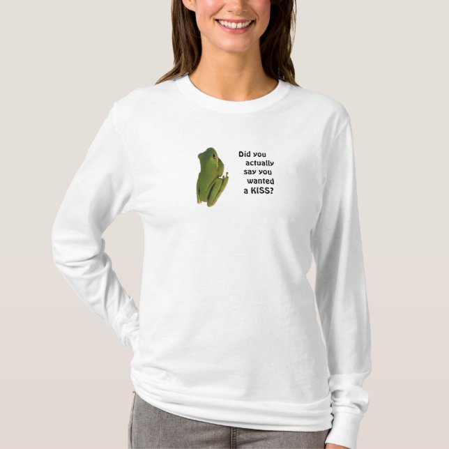 Tee Shirt with Handsome Green Frog (Front)