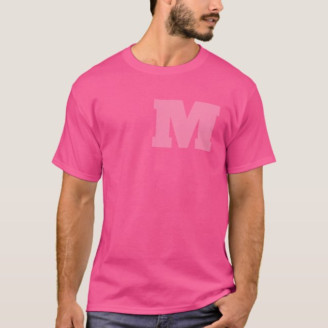 Tee shirt with monogram "m" (Front)