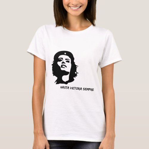 Tee Shirt Woman Cuba Che Guevara Revolution