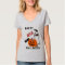 TEE SHIRT WOMENS BOO  TEE HALLOWEEN