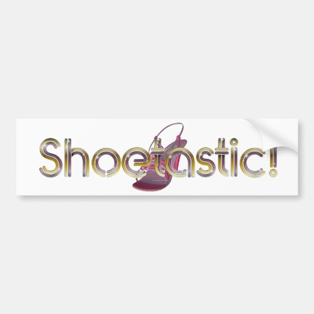 TEE Shoetastic Bumper Sticker (Front)