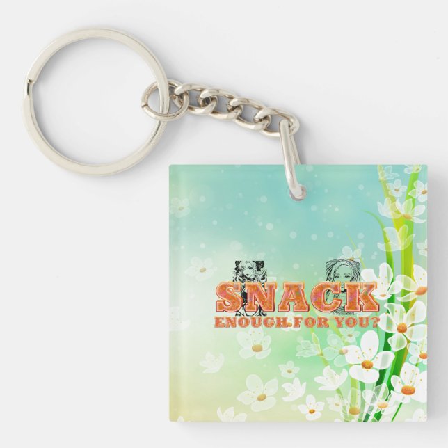 TEE Snack Enough Keychain (Front)