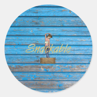 TEE Snackable Classic Round Sticker