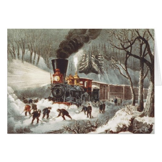 TEE Snow Train Cards (Front Horizontal)