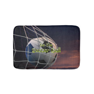 TEE Soccer Slogan Bath Mat