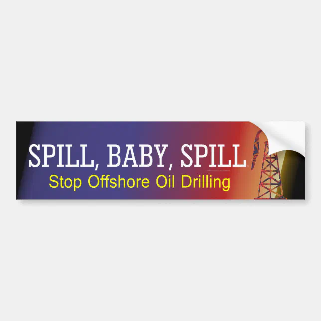 Spills Sticker TEE Spill Baby Spill Bumper Sticker | Zazzle