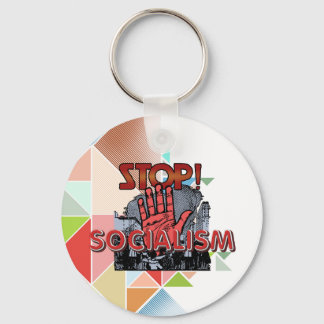 TEE Stop Socialism Keychain