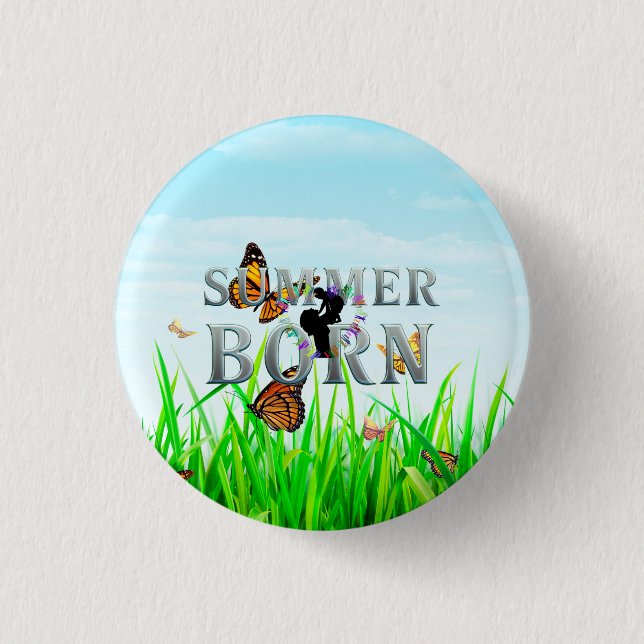 TEE Summer Born Button (Front)