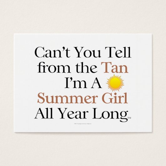 TEE Summer Girl Tan (Front)