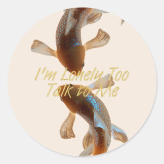 TEE Talk to Me Classic Round Sticker