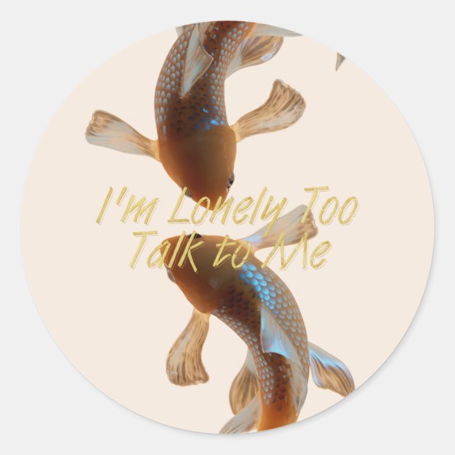 TEE Talk to Me Classic Round Sticker (Front)