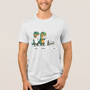 Tee, Tea, & Ti Rex Tri-Blend Shirt