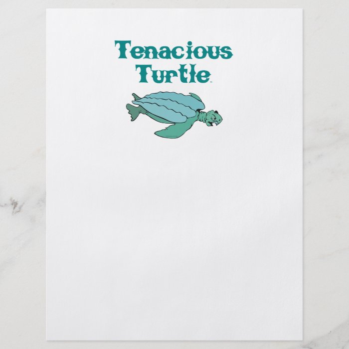 TEE Tenacious Turtle Flyer Design