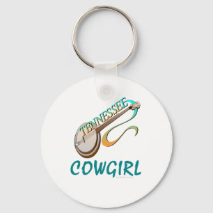 TEE Tennessee Cowgirl Keychain