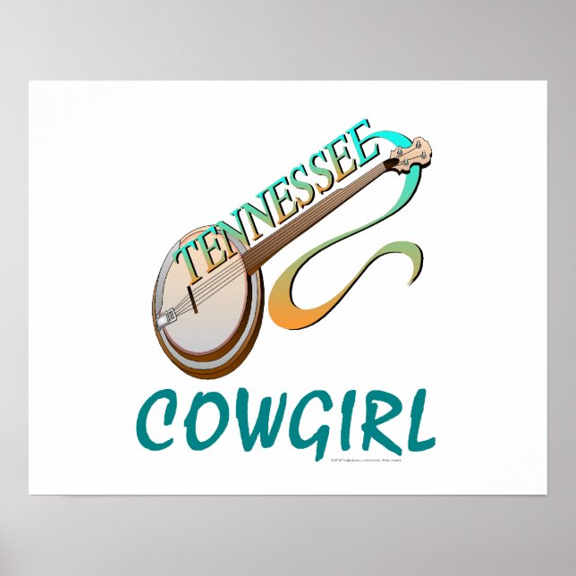TEE Tennessee Cowgirl Poster (Front)
