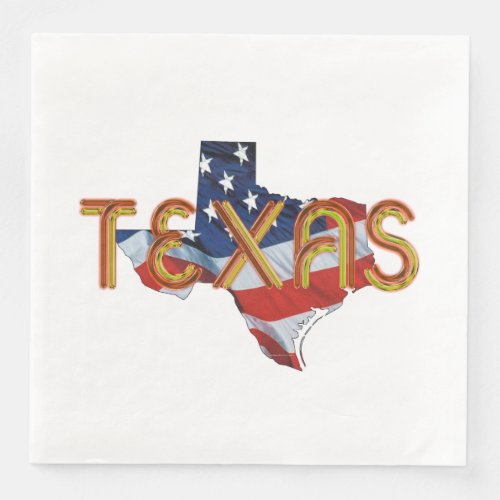 TEE Texas Paper Dinner Napkins