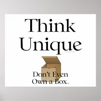 TEE Think Unique Poster