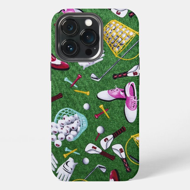 Tee Time Girly Golf   Iphone Case (Back)