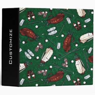 Tee Time Golf 3-Ring Binder