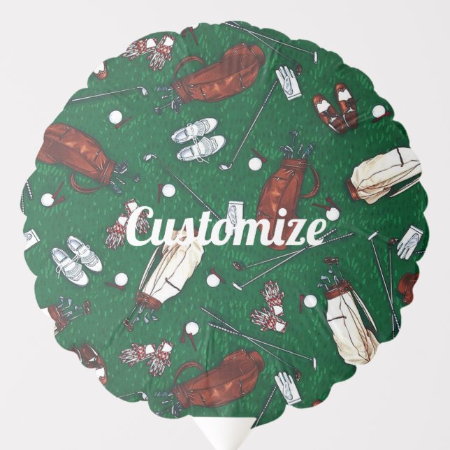 Tee Time Golf Balloon (Front)