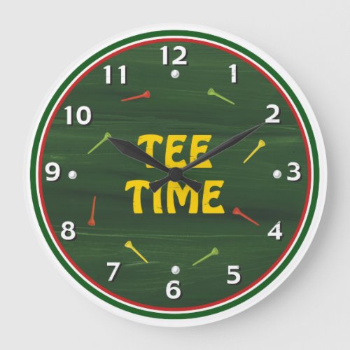 Tee Time Golf Clock