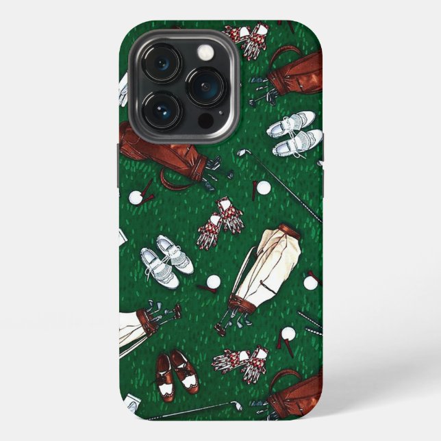 Tee Time Golf   Iphone Case (Back)