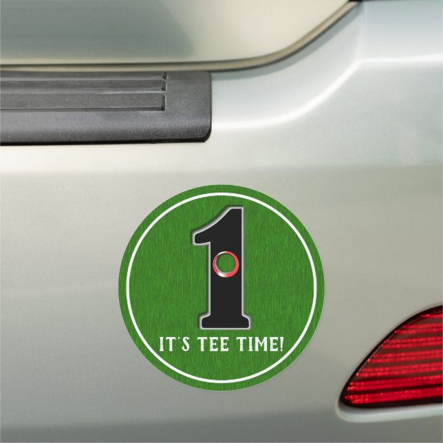 TEE TIME! Lucky Hole in One Car Magnet (In Situ)