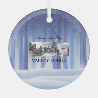 TEE Valley Forge Glass Ornament