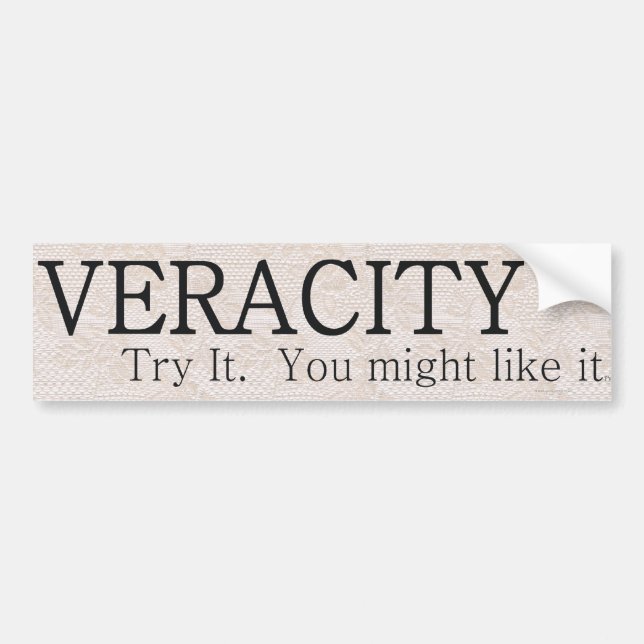 TEE Veracity Bumper Sticker (Front)